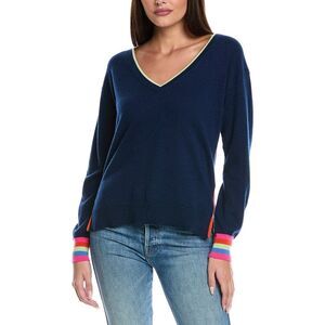 &Isla Womens  Aria Cashmere Sweater, Blue
